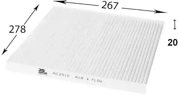 Фильтр салона AC2510 JS ASAKASHI