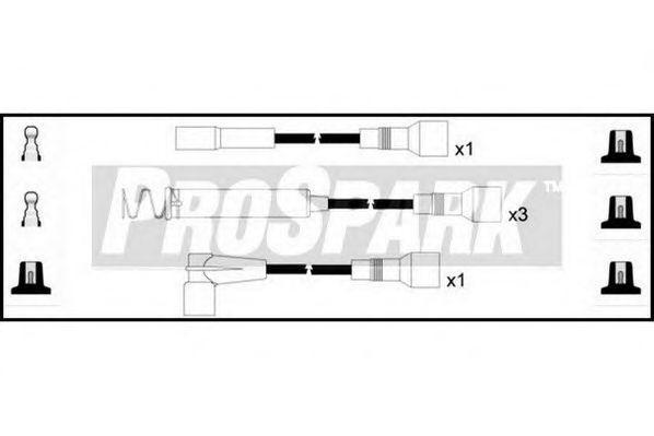 Ккомплект проводов зажигания OES103 STANDARD