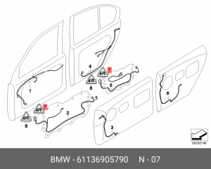 Корпус 61136905790 BMW