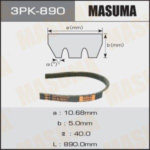 Ремень приводной 3PK-890 MASUMA