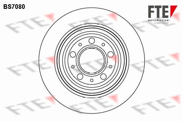 Тормозной диск BS7080 FTE