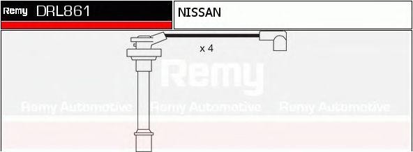 Ккомплект проводов зажигания DRL861 DELCO REMY