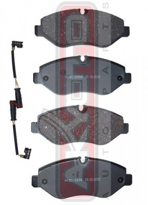 Колодки тормозные дисковые AKDC-0698 AKYOTO