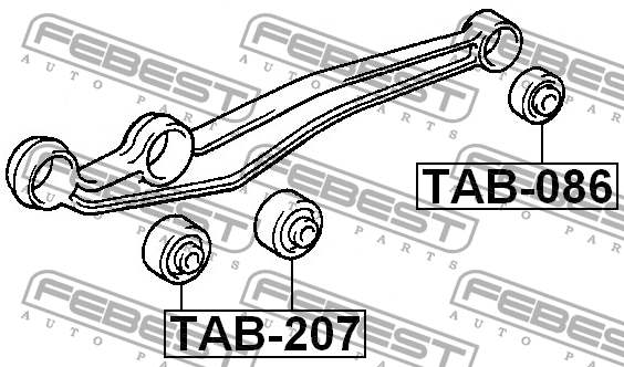 Сайлентблок рычага подвески TAB-086 FEBEST