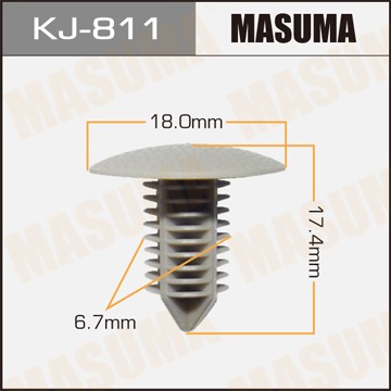 Клипса крепежная KJ811 MASUMA