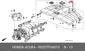 Деталь 90207PG6010 HONDA
