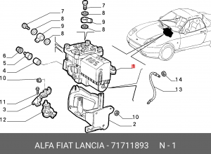 Гидроагрегат, тормозная система 71711893 ALFA FIAT LANCIA