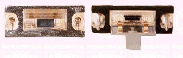 Фонарь освещения номерного знака 00150850A1 KLOKKERHOLM