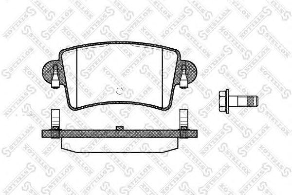 Колодки тормозные дисковые 844-000-SX STELLOX