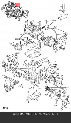 Карбюратор 9276977 GENERAL MOTORS