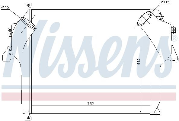Интеркулер 96971 NISSENS