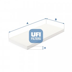 Фильтр, воздух во внутренном пространстве 53.024.00 UFI