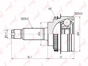 ШРУС CO-6900A LYNXAUTO