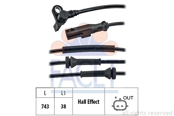 Бегунок распределителя зажигани 383313 FACET