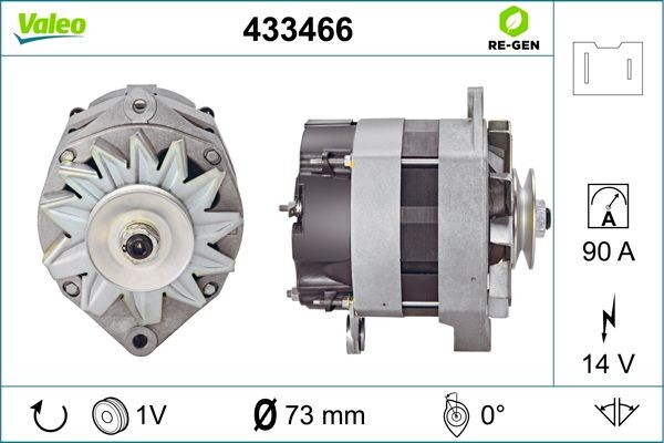 Генератор 433466 VALEO PHC