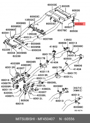 Плоская шайба MF450407 MITSUBISHI
