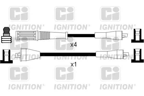 Ккомплект проводов зажигания XC992 QUINTON HAZELL