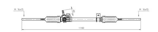 Рулевой механизм DSR369L DELCO REMY
