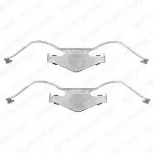 Комплектующие, колодки дискового тормоза LX0353 DELPHI
