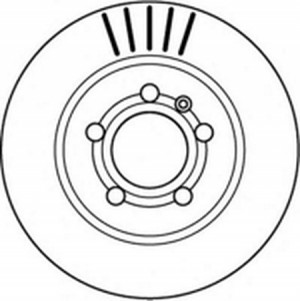 Тормозной диск 562133B BENDIX JURID