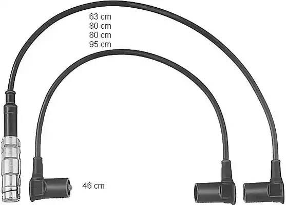 Ккомплект проводов зажигания ZEF466 BERU