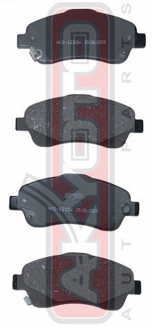 Колодки тормозные дисковые AKD-1233 AKYOTO