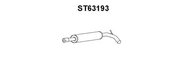 Предглушитель выхлопных газов ST63193 VENEPORTE