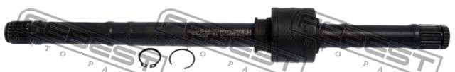 Вал привода колеса в сборе с ШРУСами 0212-P10LH FEBEST