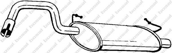 Глушитель выхлопных газов конечный 235175 BOSAL