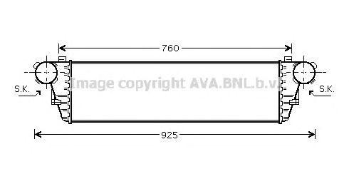 Интеркулер MS4380 AVA