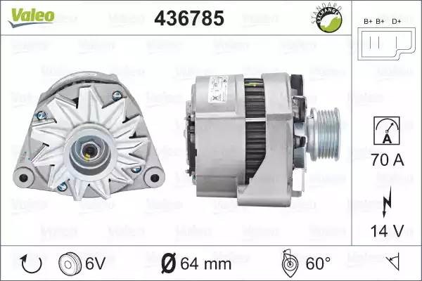 Генератор 436785 VALEO PHC