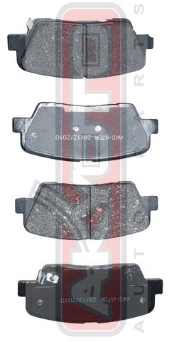 Колодки тормозные дисковые AKD-A70R AKYOTO
