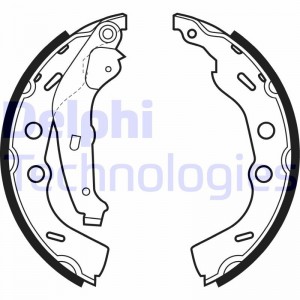 Комплект тормозных колодок LS1993 DELPHI