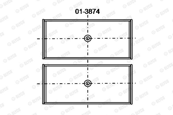 Подшипник 01-3874 GLYCO