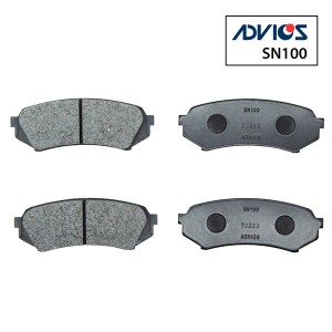 Колодки тормозные дисковые SN100 ADVICS