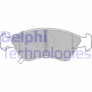 Комплект тормозных колодок, диско LP1303 DELPHI
