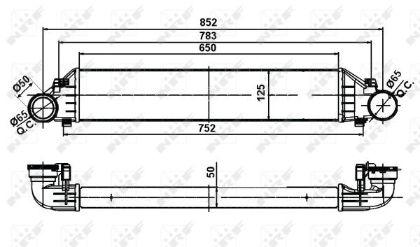 Интеркулер 30134 NRF
