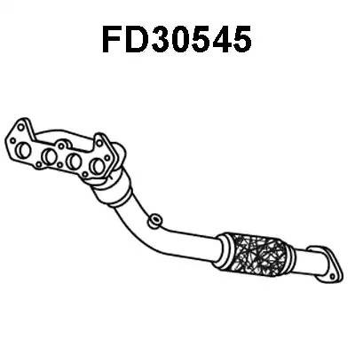 Выпускной трубопровод FD30545 VENEPORTE