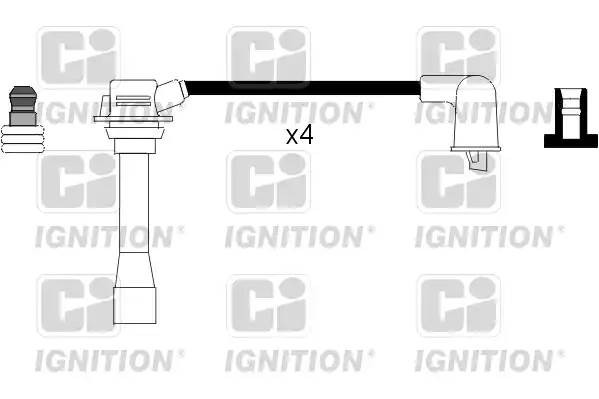 Ккомплект проводов зажигания XC655 QUINTON HAZELL