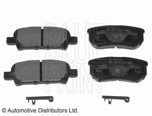 Комплект тормозных колодок, диско ADA104209 BLUE PRINT