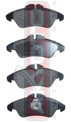 Колодки тормозные дисковые AKD-0301 AKYOTO