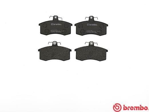 Комплект тормозных колодок, диско P41003 BREMBO