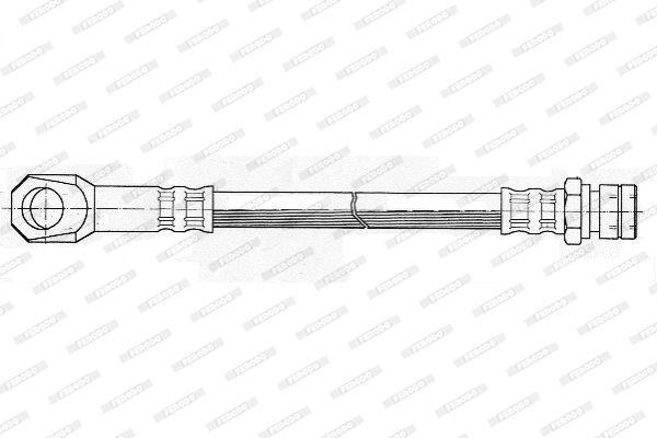 Тормозной шланг FHY2061 FERODO