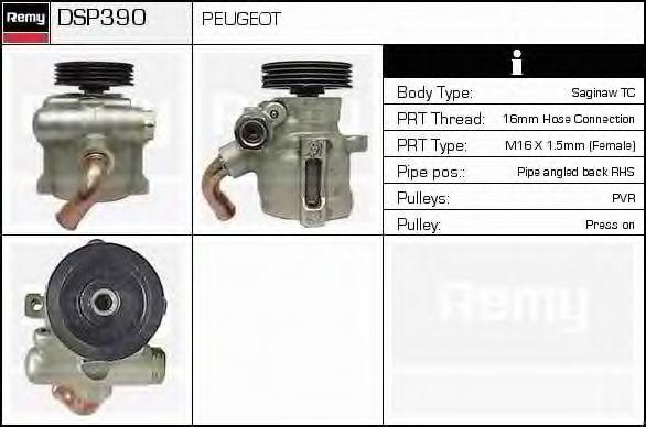 Гидравлический насос, рулевое управление DSP390 DELCO REMY
