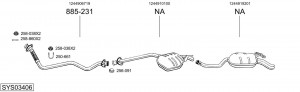 Выпускной трубопровод 931715 BOSAL