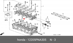 Направляющая втулка клапана 12205PNA305 HONDA