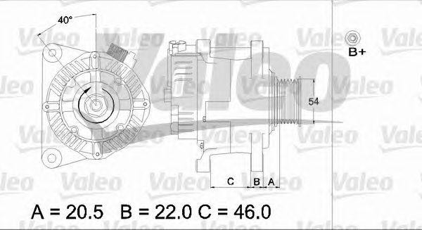 Генератор 437194 VALEO PHC