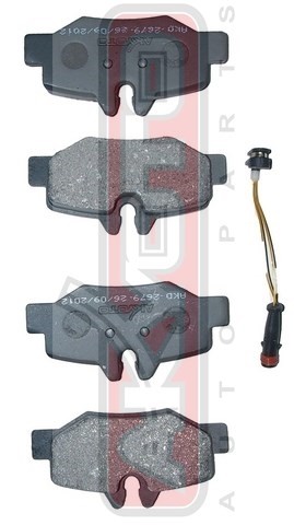 Колодки тормозные дисковые AKD-2679 AKYOTO
