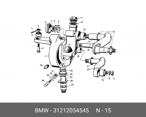 Прокладка, гильза цилиндра 31 21 2 054 545 BMW