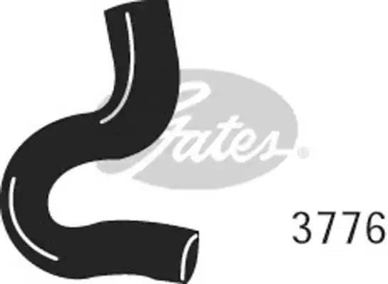 Шланг радиатора 3776 GATES